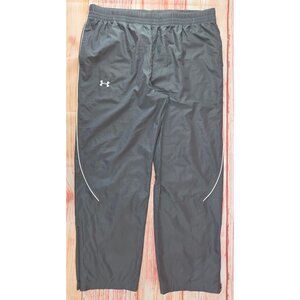 Under Armour Mens Loose Fit Gray Athletic Pants XXL Reflective Trim